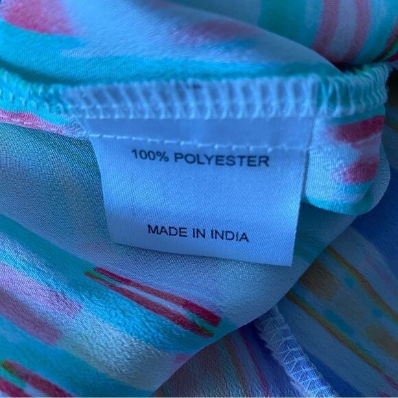 La Moda Clothing Resortwear Multicolored Kaftan Maxi Dress Size S/M - Picture 12 of 12